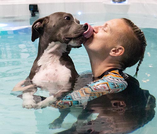 Dog Hydrotherapy Love