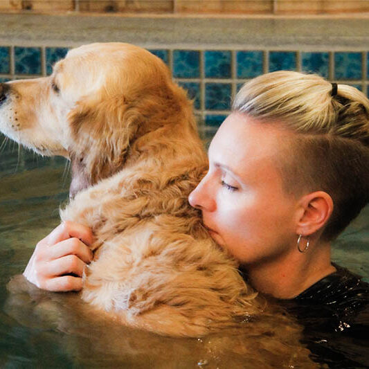 Hydrotherapy dog spa in Spokane